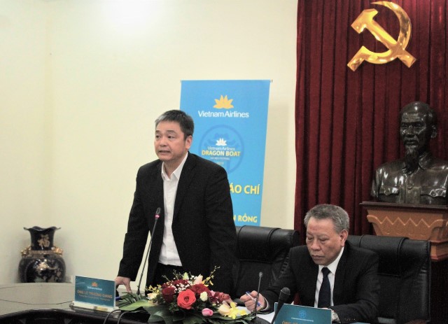 500 VĐV tham gia Lễ hội Bơi chải Thuyền rồng Hà Nội 2019