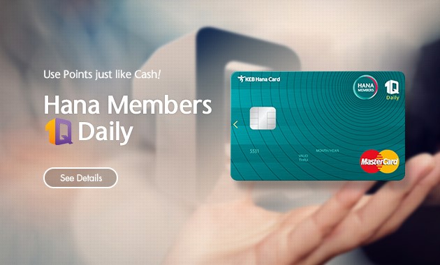 Tích lũy dặm thưởng với Hana Bank