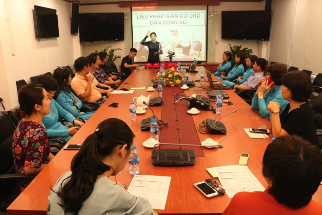 Cung cấp kiến thức chăm sóc sức khỏe cho CBNV CNMB
