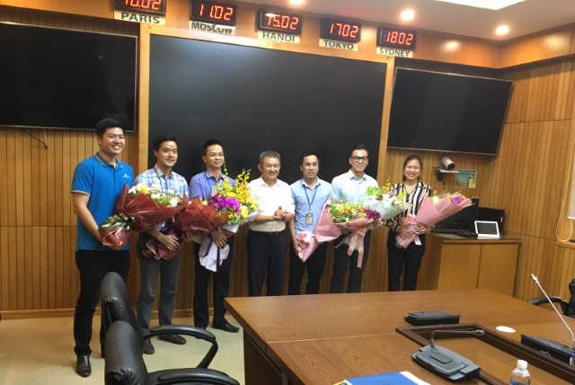 TGĐ gặp mặt cán bộ tham dự chương trình đào tạo Thạc sỹ năm 2019-2020