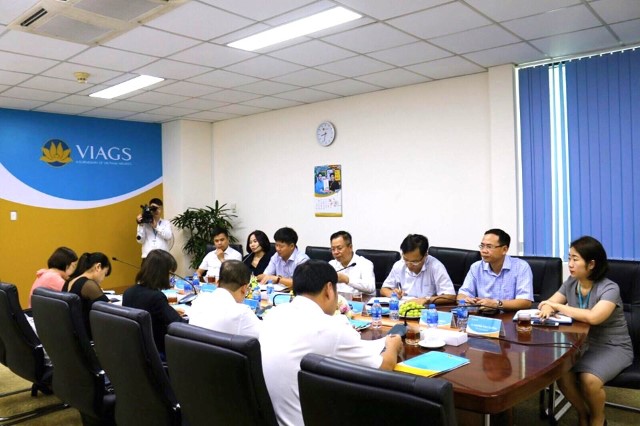 VIAGS tiếp và làm việc cùng Đoàn Kiểm toán Nhà nước