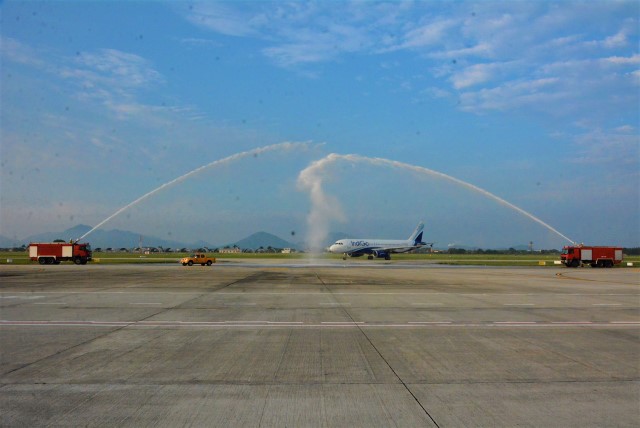 VIAGS Nội Bài chào đón chuyến bay của Hãng Guangxi Airlines