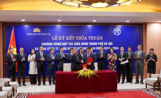 UBND.Tp Hà Nội và Vietnam Airlines mở rộng hợp tác giai đoạn 2019-2024
