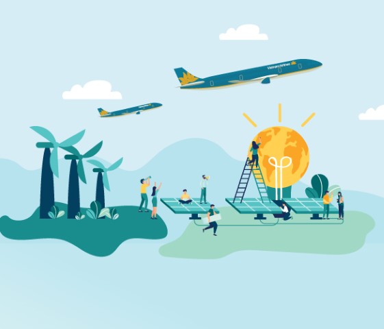 [Infographic] Vietnam Airlines và hành trình ‘Green Planet’
