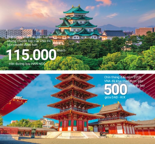 Từ Nagoya, VNA ‘phủ sóng’ Nhật Bản