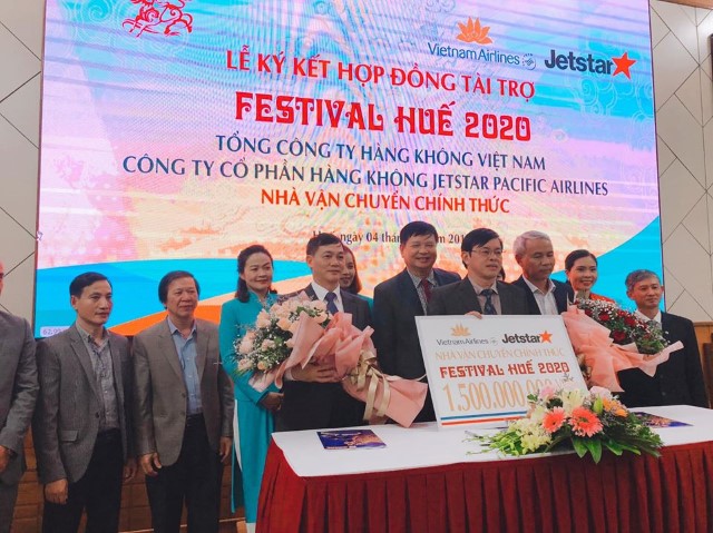 VNA và JPA là nhà vận chuyển chính thức của Festival Huế 2020