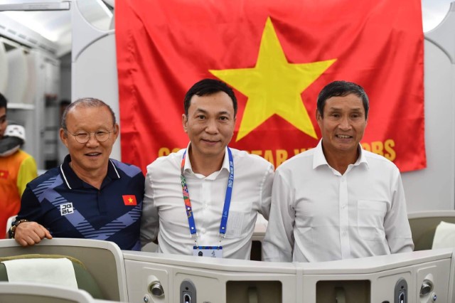 “Siêu máy bay” Boeing 787-10 chào đón những người hùng của đoàn thể thao Việt Nam