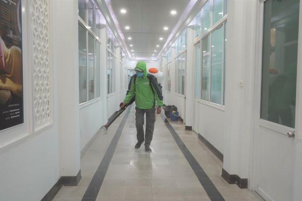 [nCoV] “Khử trùng – Kháng dịch” tại Trụ sở TCT