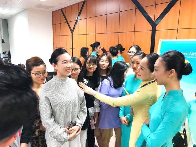 Ấn tượng VNA tại trường Đại học Kinh tế quốc dân