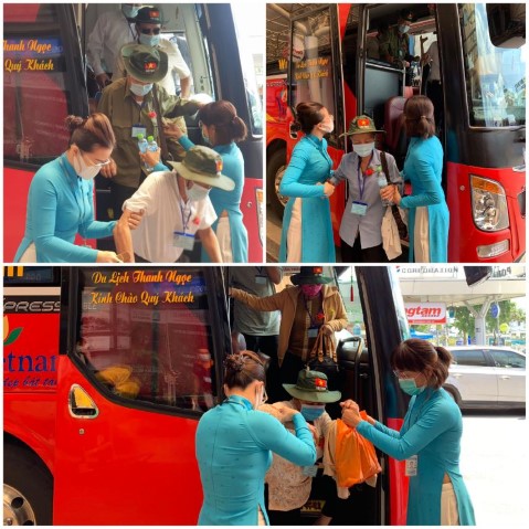 VIAGS Tân Sơn Nhất phục vụ Đoàn khách người có công với Cách mạng và Đoàn Đại biểu Quốc Hội khóa XIV
