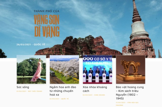 Heritage ra mắt giao diện website mới