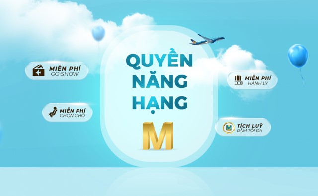 Cùng khám phá quyền năng hạng M trên những chuyến bay của VNA