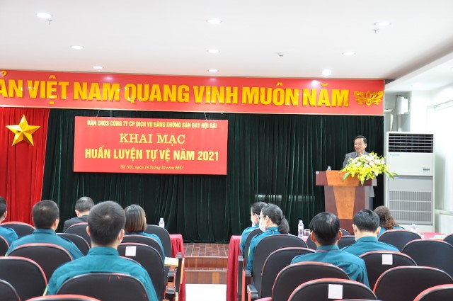 Trung đội tự vệ NASCO hoàn thành công tác huấn luyện quân sự năm 2021