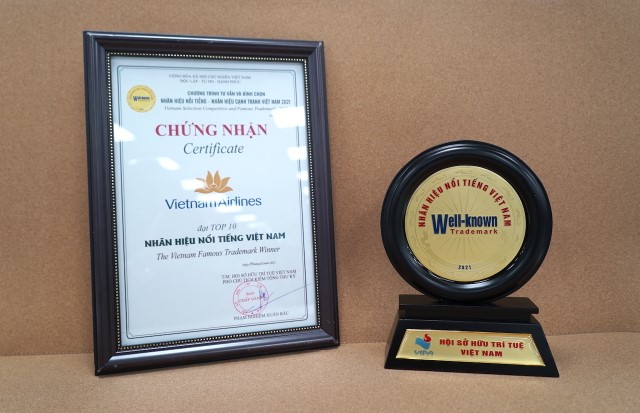 Năm thứ 6 liên tiếp VNA được vinh danh là Nhãn hiệu nổi tiếng Việt Nam