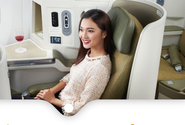 Trải nghiệm Thương gia nhận ngay voucher trên những chặng bay của VNA