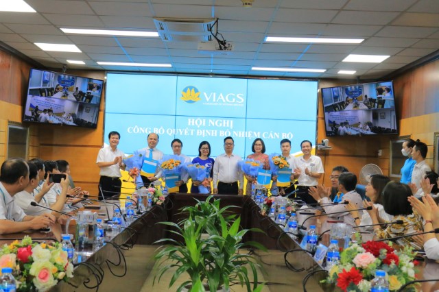 VIAGS tổ chức Hội nghị trực tuyến công bố quyết định bổ nhiệm cán bộ