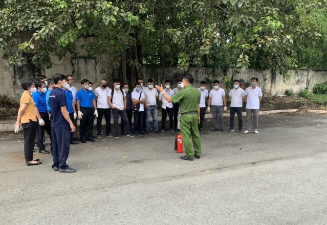 TTHL tập huấn nghiệp vụ phòng cháy, chữa cháy và cứu nạn, cứu hộ năm 2022