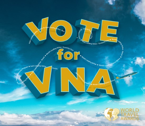 VNA trở lại “đường đua” Giải thưởng Du lịch Thế giới 2022