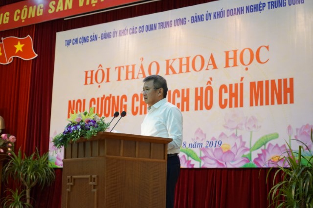 Tham luận của Bí thư Đảng ủy – TGĐ Dương Trí Thành tại Hội thảo khoa học “Noi gương Chủ tịch Hồ Chí Minh”
