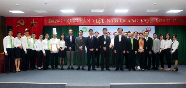 NCS receives the “Hygiene Quality Award of JAL Caterer of the Year, FY2018” from Japan Airlines
