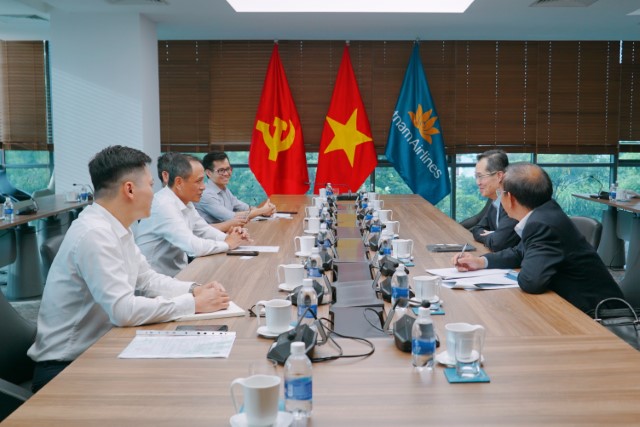 Lãnh đạo TCT gặp mặt và làm việc cùng đại diện IATA tại khu vực Châu Á Thái Bình Dương