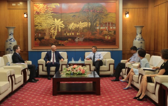 TGĐ Dương Trí Thành tiếp Thứ trưởng Bộ GTVT Latvia