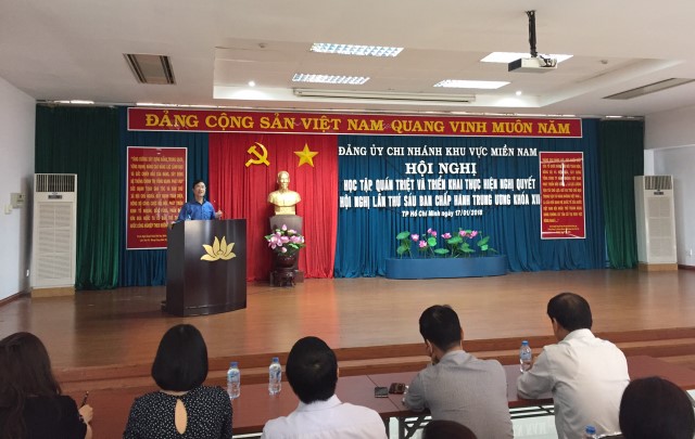 Đảng uỷ CNMN học tập, quán triệt Nghị quyết TW6