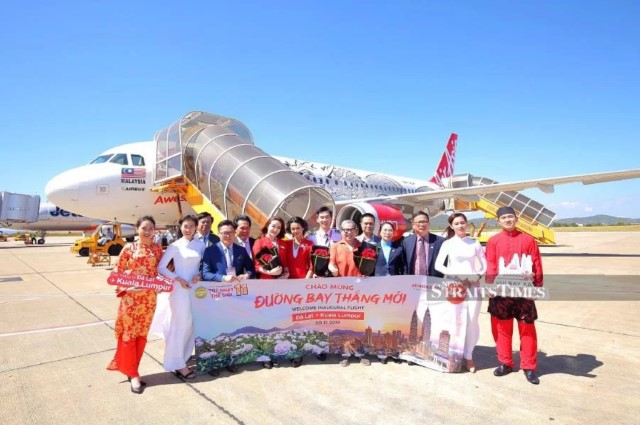 AirAsia now flies from Kuala Lumpur to Da Lat in Vietnam