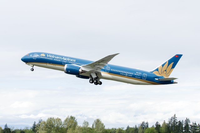 Vietnam Airlines đưa tàu bay thân rộng Boeing 787 vào  khai thác giữa Việt Nam và Đài Loan