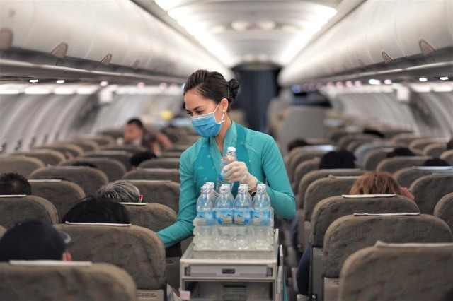 Vietnam Airlines điều chỉnh tiêu chuẩn dịch vụ trên đường bay Hàn Quốc để phòng chống COVID-19