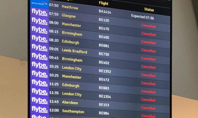 Flybe – Europe’s biggest regional airline collapses due to Corona virus