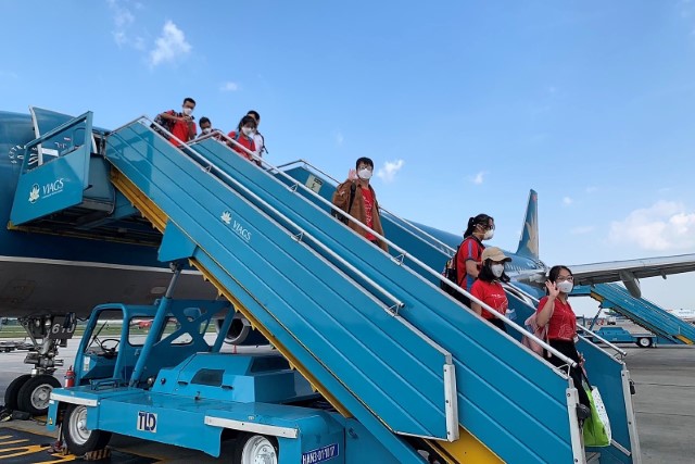 Sinh viên Đại học Y Hà Nội trở về Thủ đô