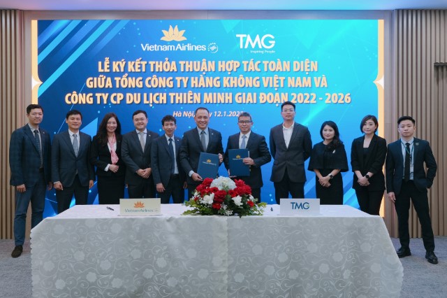 VNA và Tập đoàn Thiên Minh trở thành đối tác toàn diện