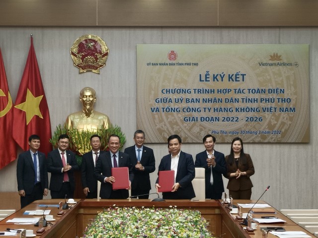 VNA và tỉnh Phú Thọ ký kết thỏa thuận hợp tác toàn diện giai đoạn 2022 – 2026