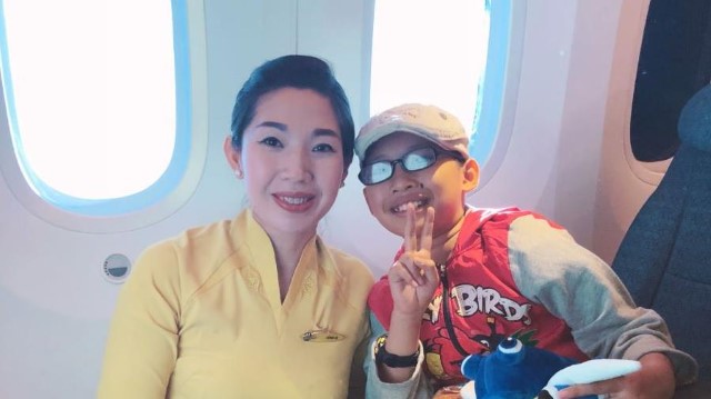 Món quà yêu thương dành tặng hành khách nhí đặc biệt