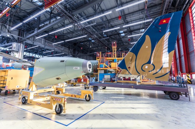 [Video] A sneak peek into VNA’s  first A321neo’s assembly line