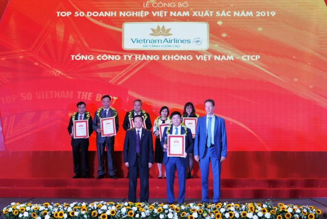 VNA là doanh nghiệp xuất sắc nhất Việt Nam năm 2019