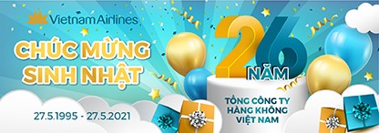Email Signature mừng sinh nhật 26 năm VNA