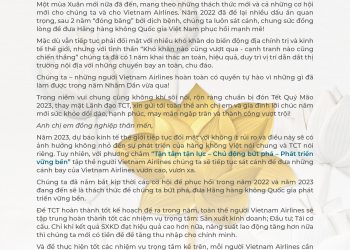 [Tết 2023] Thư chúc mừng năm mới của Chủ tịch HĐQT và Tổng giám đốc