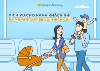 [Infographic] Dịch vụ cho hành khách nhí, ba mẹ yên tâm, bé vui thích chí!