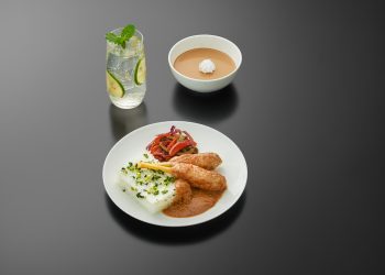 Tinh túy heo nướng lụi bánh hỏi với công thức Luke Nguyễn