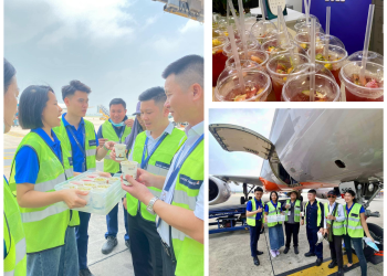 Công đoàn cơ sở PA thăm hỏi NLĐ làm việc trong thời tiết nắng nóng