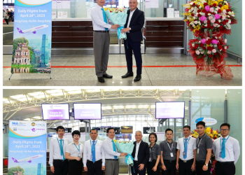 VIAGS chào mừng Hong Kong Express Airways khai trương đường bay HKG-HAN-HKG