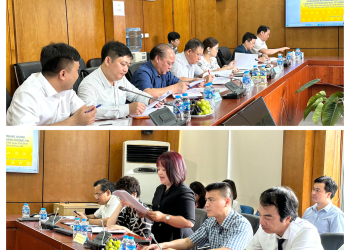 Đoàn bay 919 làm việc với Đoàn công tác Ban Kinh tế Trung ương về việc thực hiện cải cách chính sách BHXH