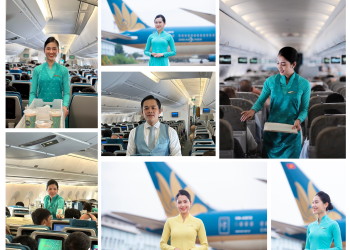 Tiếp viên VNA được bỏ đeo khẩu trang sau 3 năm 4 tháng