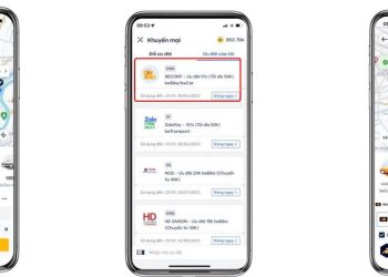Đặt chuyến đi – Be trả tiền