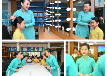 Chuyến bay đặc biệt của Vietnam Airlines với phi hành đoàn “nhí”