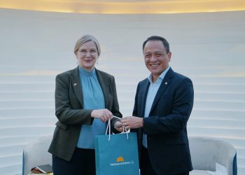 TGĐ Lê Hồng Hà tiếp đón Đại sứ Thuỵ Điển tại Việt Nam