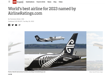 Báo chí quốc tế đồng loạt đưa tin 25 hãng hàng không tốt nhất thế giới