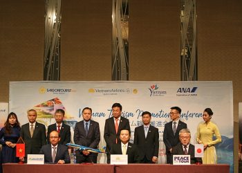 Vietnam Airlines cùng Saigontourist Group quảng bá điểm đến Việt Nam tại Nhật Bản